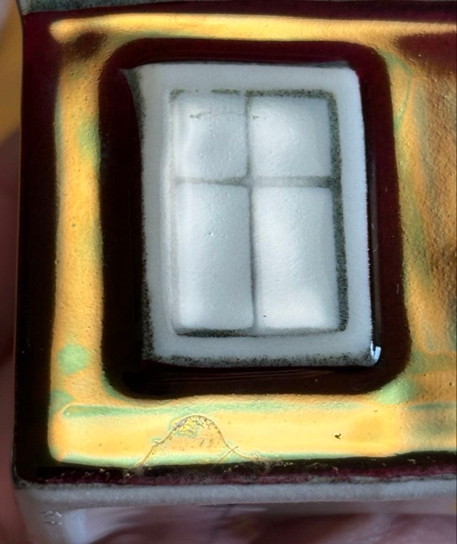 【窓立体型】ARABIA ヘルヤ ハウスキャンドルホルダー Talo レッド