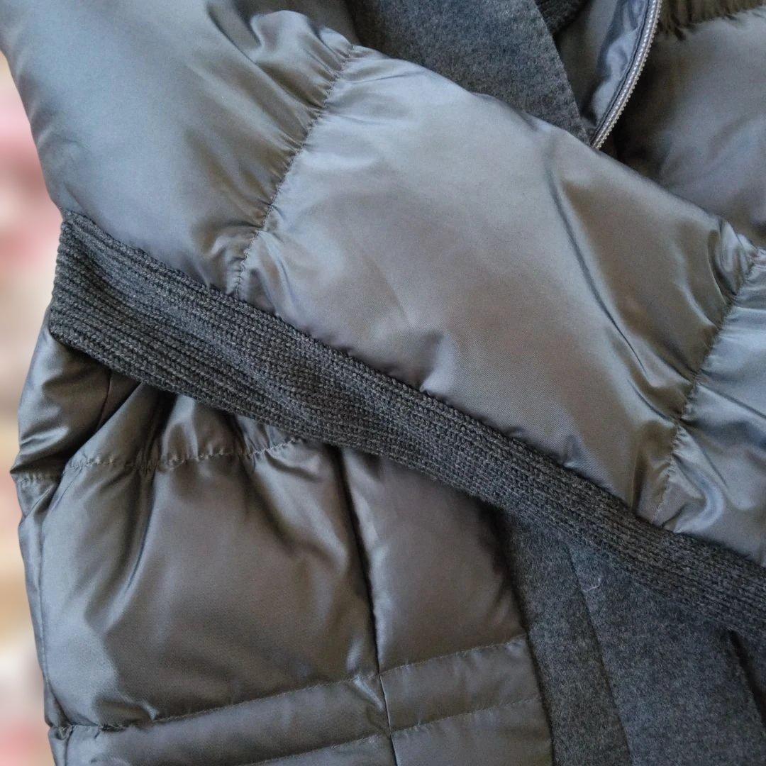 購入者、スキャパ・グレーダウンコート・ウール混合 お洒落なデザイン