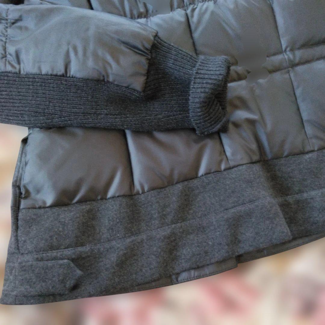 購入者、スキャパ・グレーダウンコート・ウール混合 お洒落なデザイン