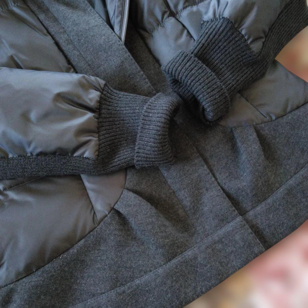 購入者、スキャパ・グレーダウンコート・ウール混合 お洒落なデザイン