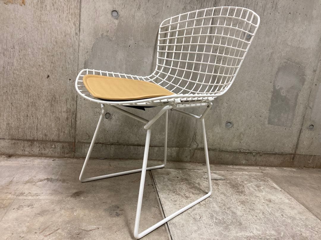 名作 正規Knoll ハリー・ベルトイア ワイヤー チェア③バルセロナ