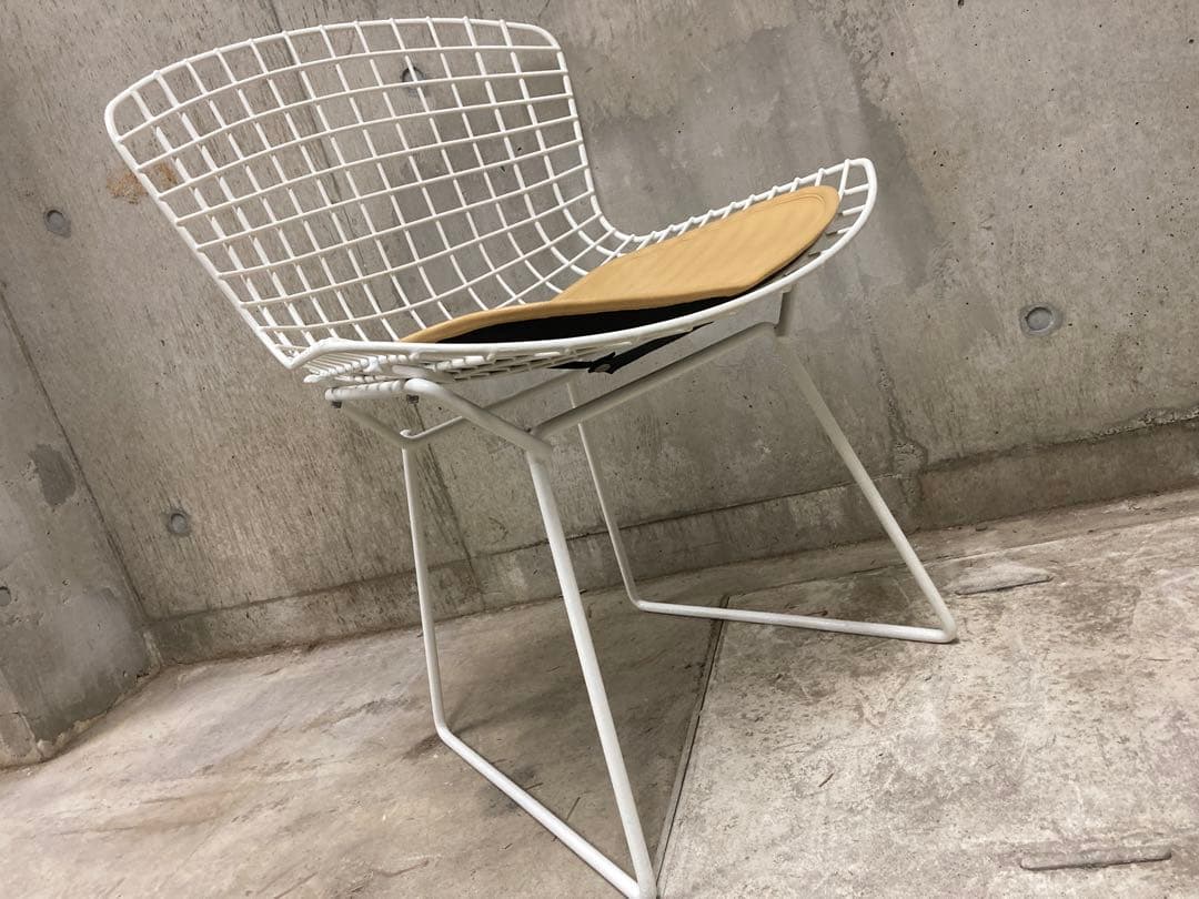 名作 正規Knoll ハリー・ベルトイア ワイヤー チェア③バルセロナ