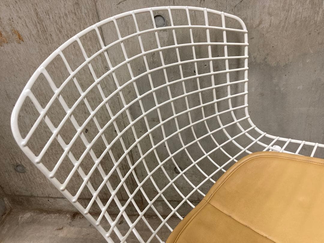 名作 正規Knoll ハリー・ベルトイア ワイヤー チェア③バルセロナ