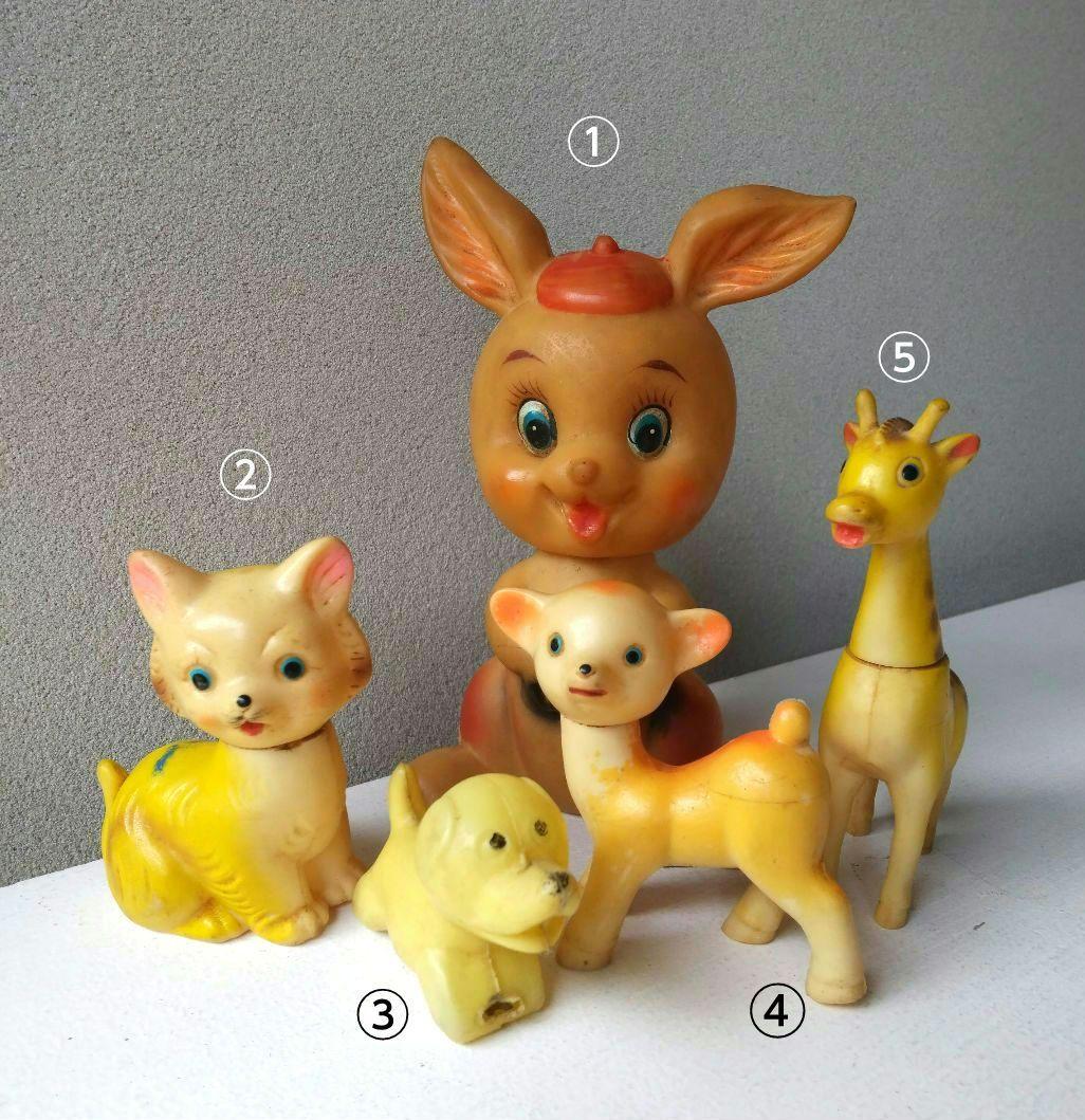 ソフビ うさぎ ねこ いぬ きりん