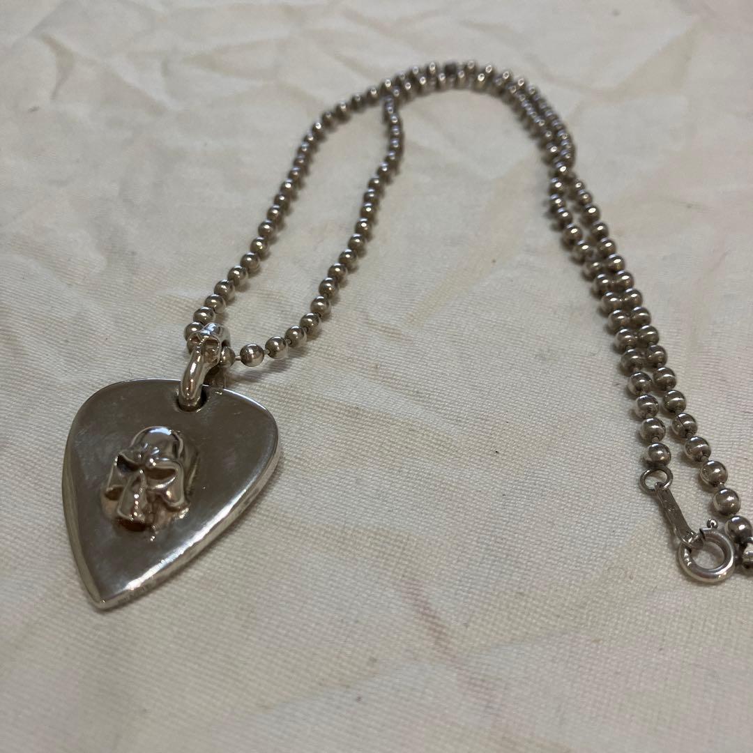 THIRTEEN DESIGNS ネックレス スカル シルバー 925