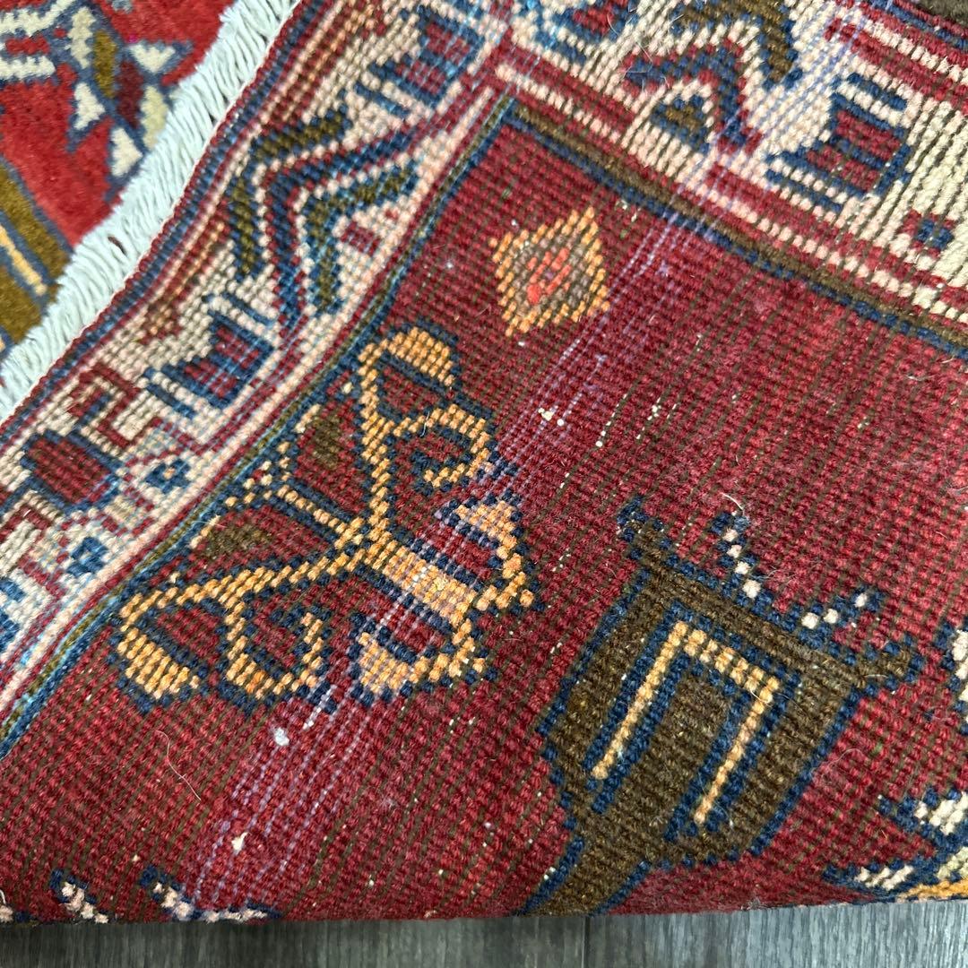 68x52cmペルシャバルーチ絨毯 トライバルラグ ヴィンテージラグ