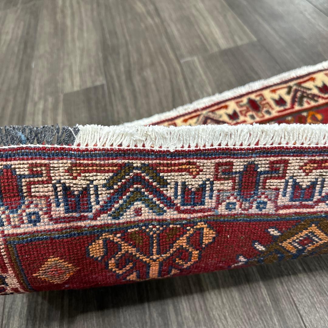 68x52cmペルシャバルーチ絨毯 トライバルラグ ヴィンテージラグ