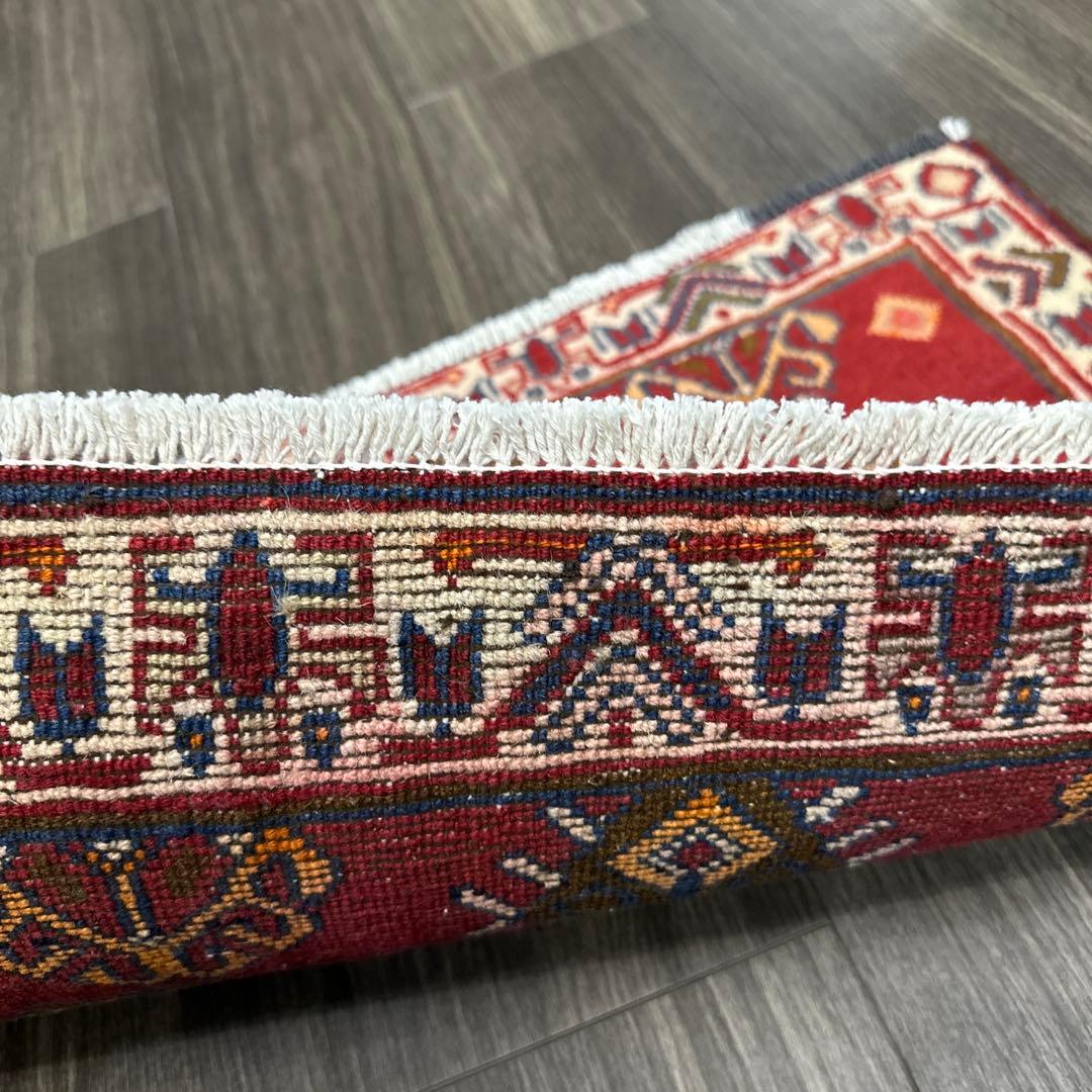 68x52cmペルシャバルーチ絨毯 トライバルラグ ヴィンテージラグ