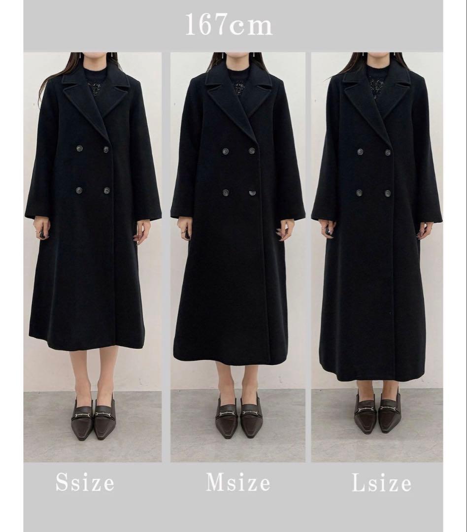 ダークブラウン チェスターコート