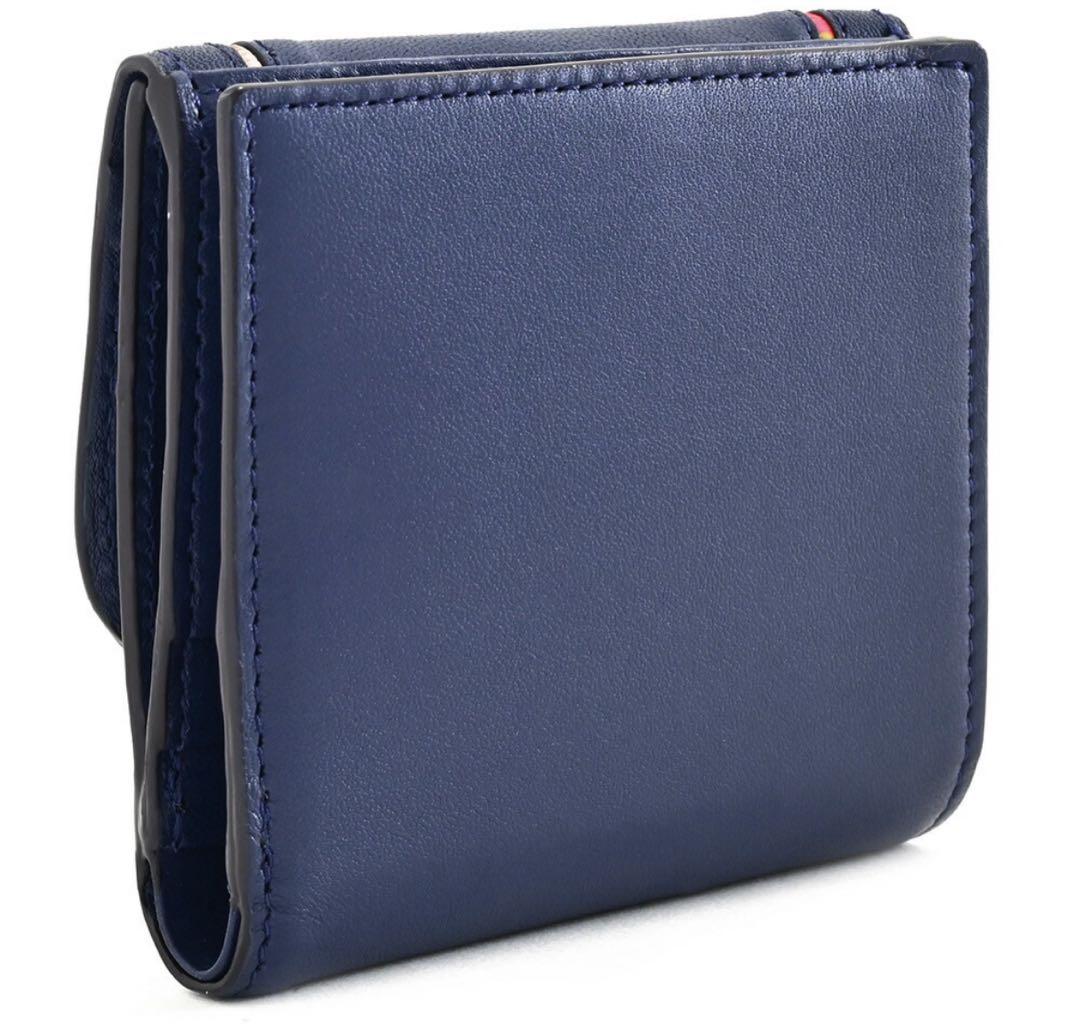 ポールスミス 財布 二つ折り財布 青(ブルー)