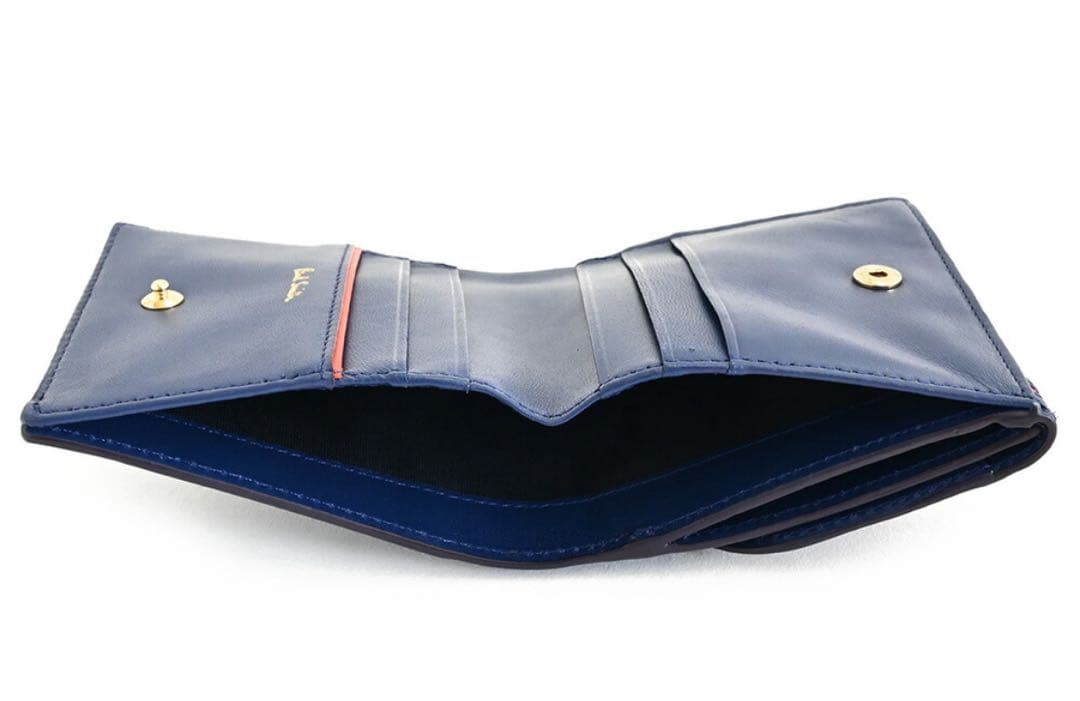 ポールスミス 財布 二つ折り財布 青(ブルー)