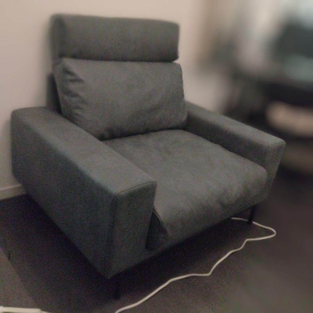 【新品】プルートソファ　関家具　レザー　黒　一人掛け　クラッシュゲート