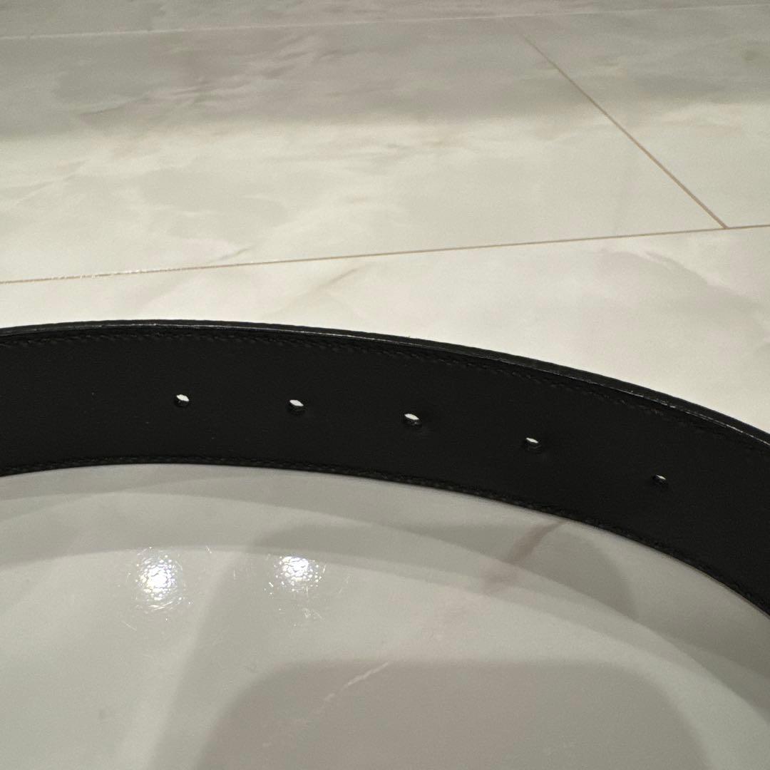 GUCCI グッチ GGロゴ ベルト ベージュ/ブラック リバーシブルベルト