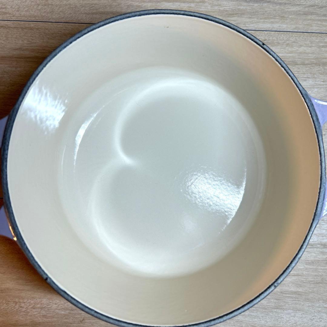 ルクルーゼ　ココットロンド　18cm ブルーベルパープル 両手鍋　鍋