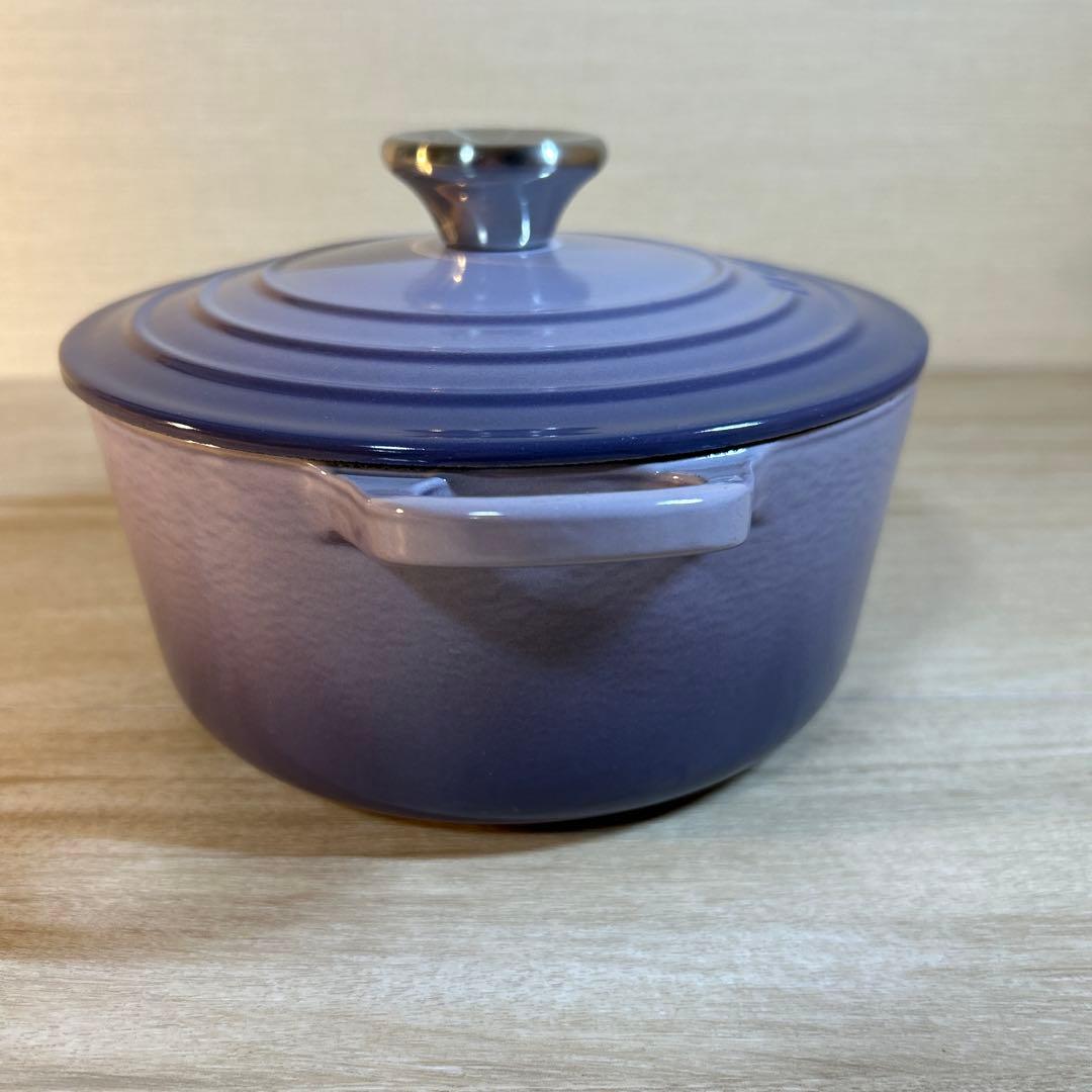 ルクルーゼ　ココットロンド　18cm ブルーベルパープル 両手鍋　鍋