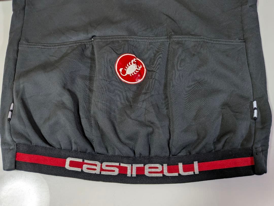 Castelli カステリ サイクルジャケット 長袖 冬用　S ブラック 黒