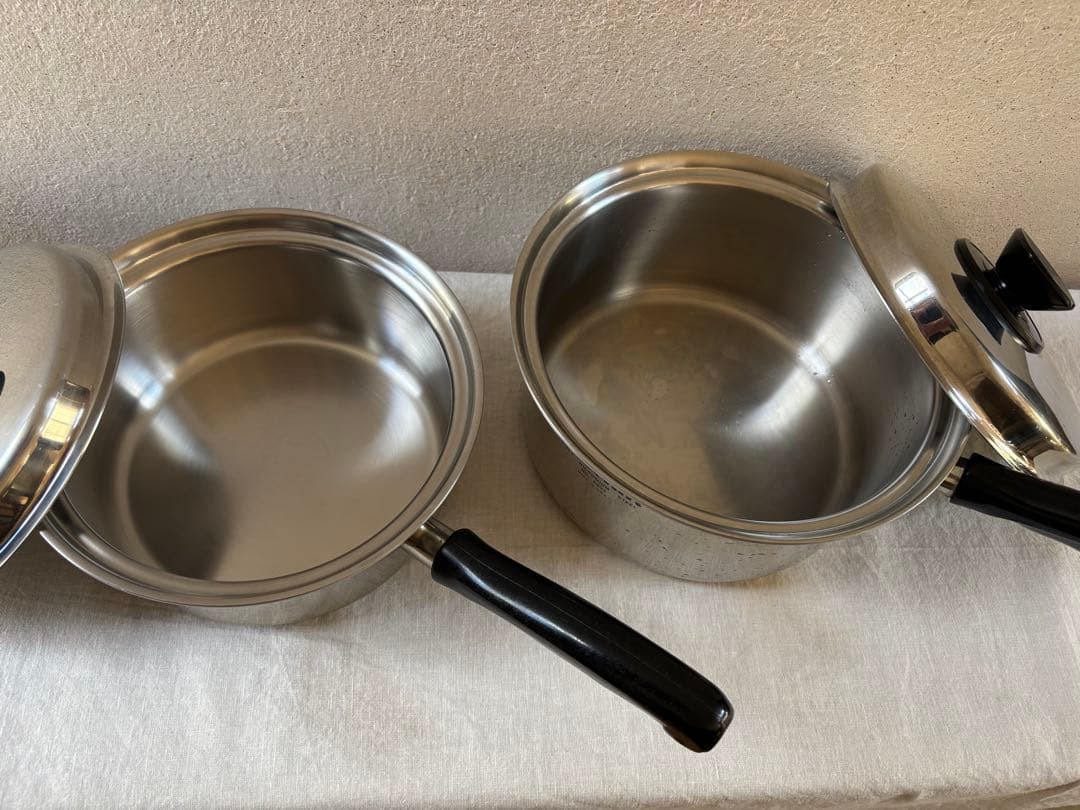 ビタクラフト片手鍋2点　No.5202　No.5203 5層