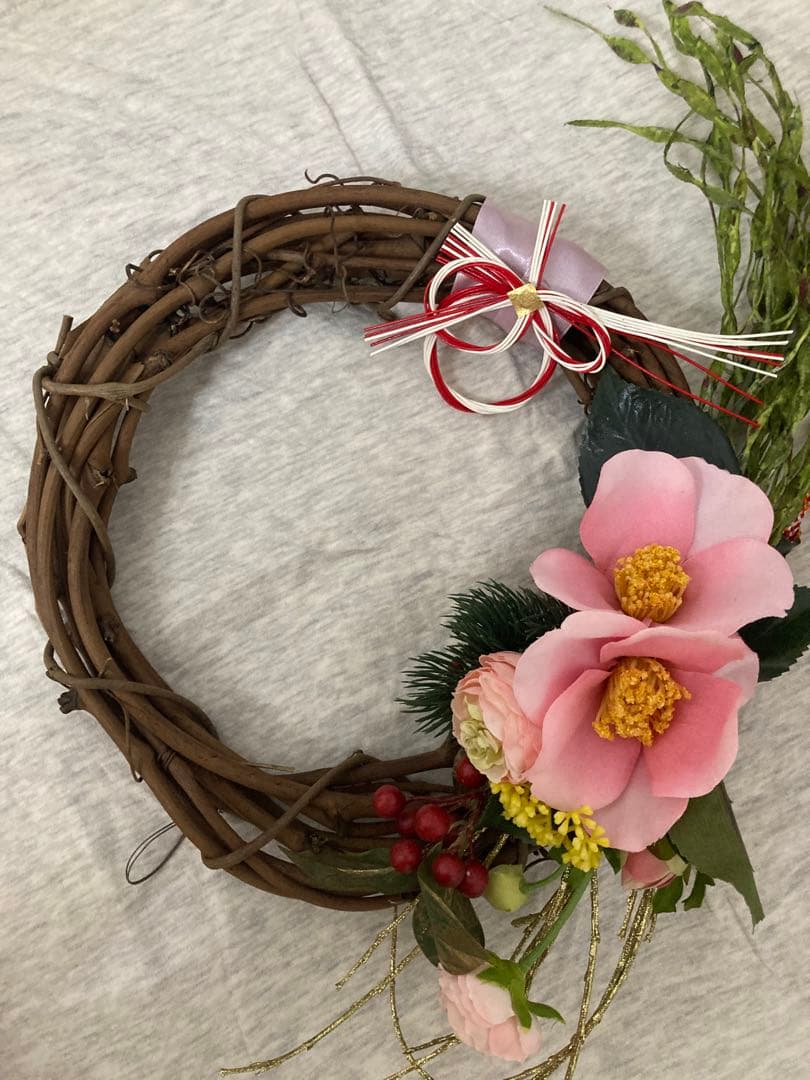 【送料込み】フラワーリース（大）