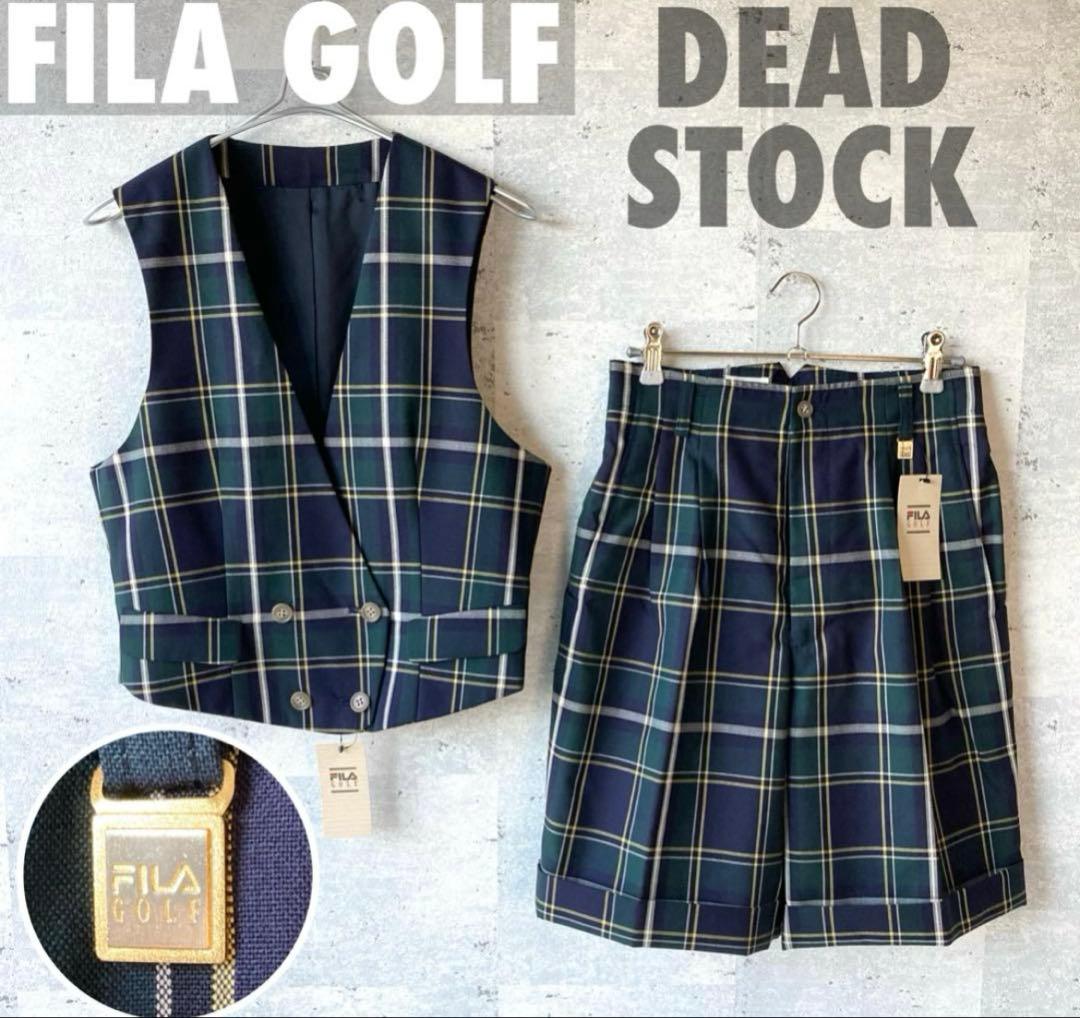 FILA GOLF レディース ゴルフウェア 上下 ベスト セットアップ 新品