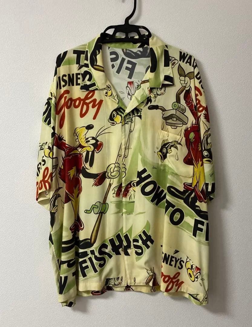 ポータークラシック　ディズニー グーフィー アロハシャツ