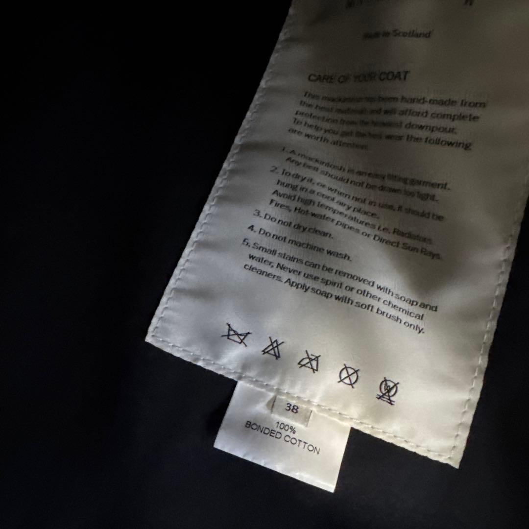 マッキントッシュ ダンケルド ゴム引きコート 38サイズ