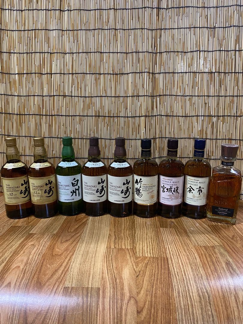 ウィスキーまとめ売り　化粧箱入り