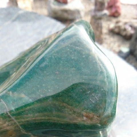 ブラジル産 グリーンクォーツ 鑑賞石 原石 宝石 パワーストーン オブジェ