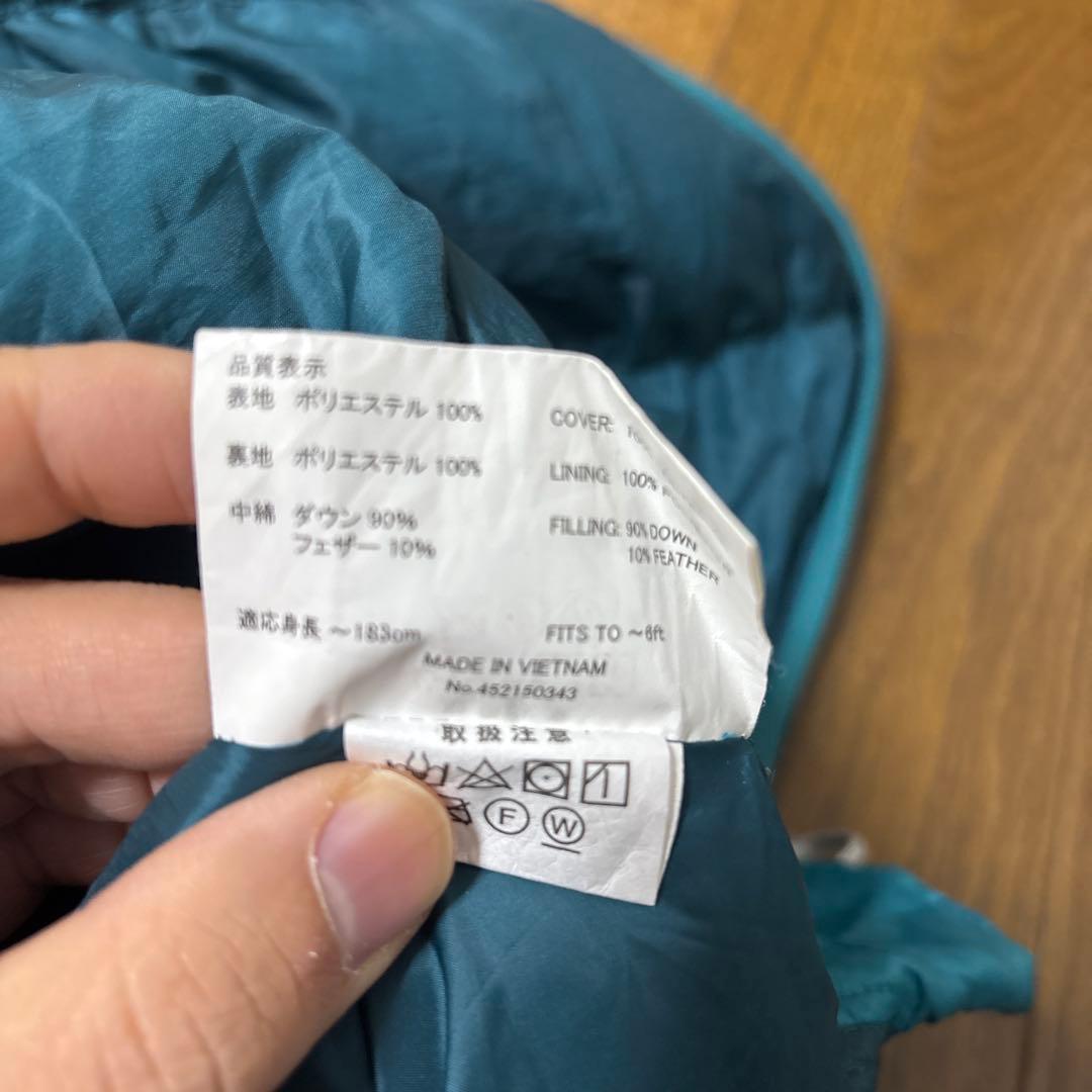 美品 モンベル Down Hugger 650 #3 L/zip 寝袋