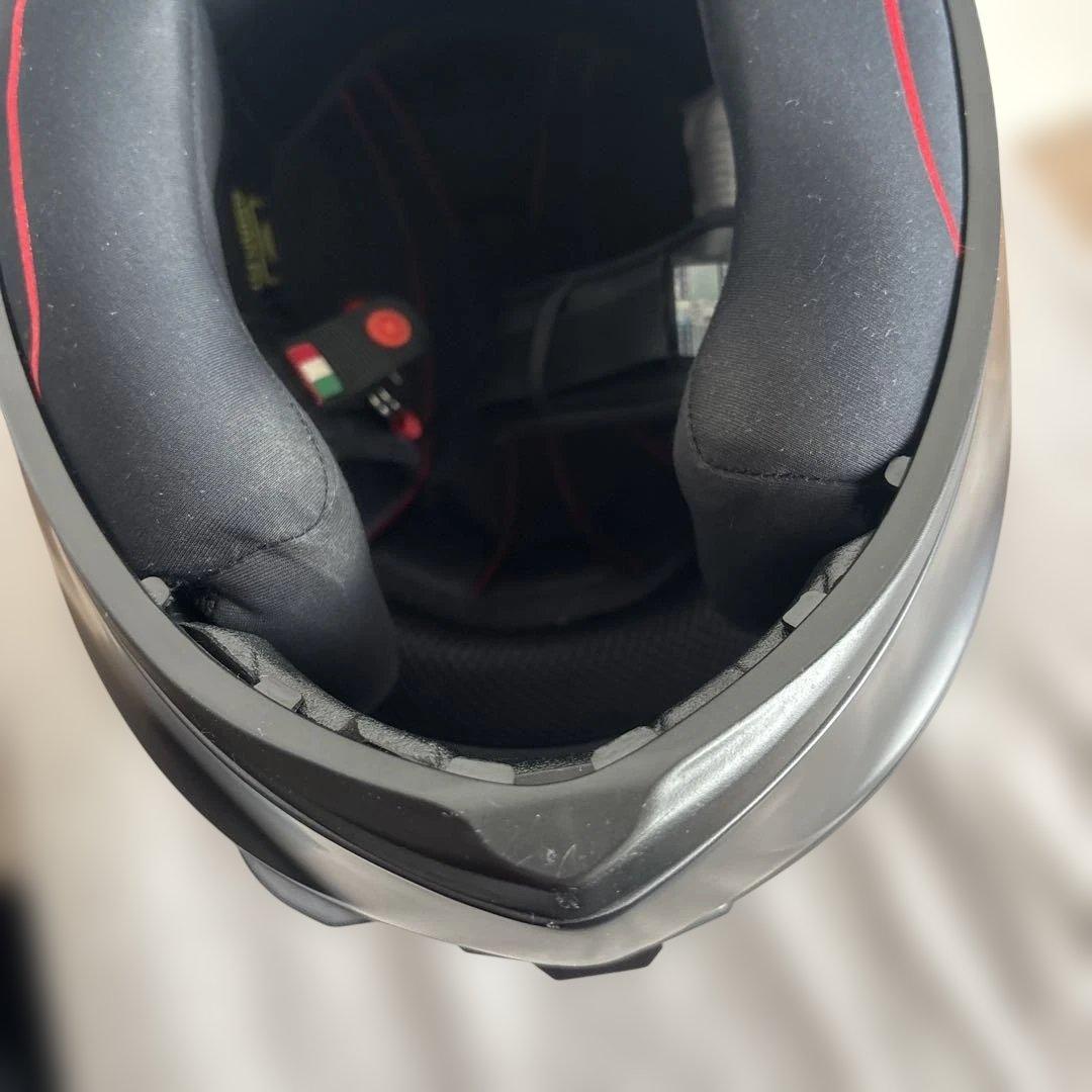 AGV フルフェイスヘルメット マットブラック　スモークシールド　バイク　再出品