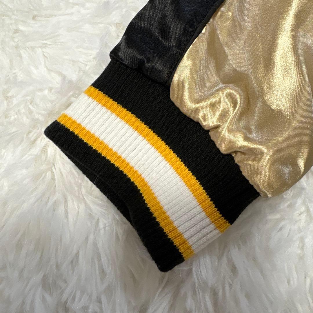 極美品 希少サイズ 3L 抜刀娘 刺繍 スカジャン 和柄