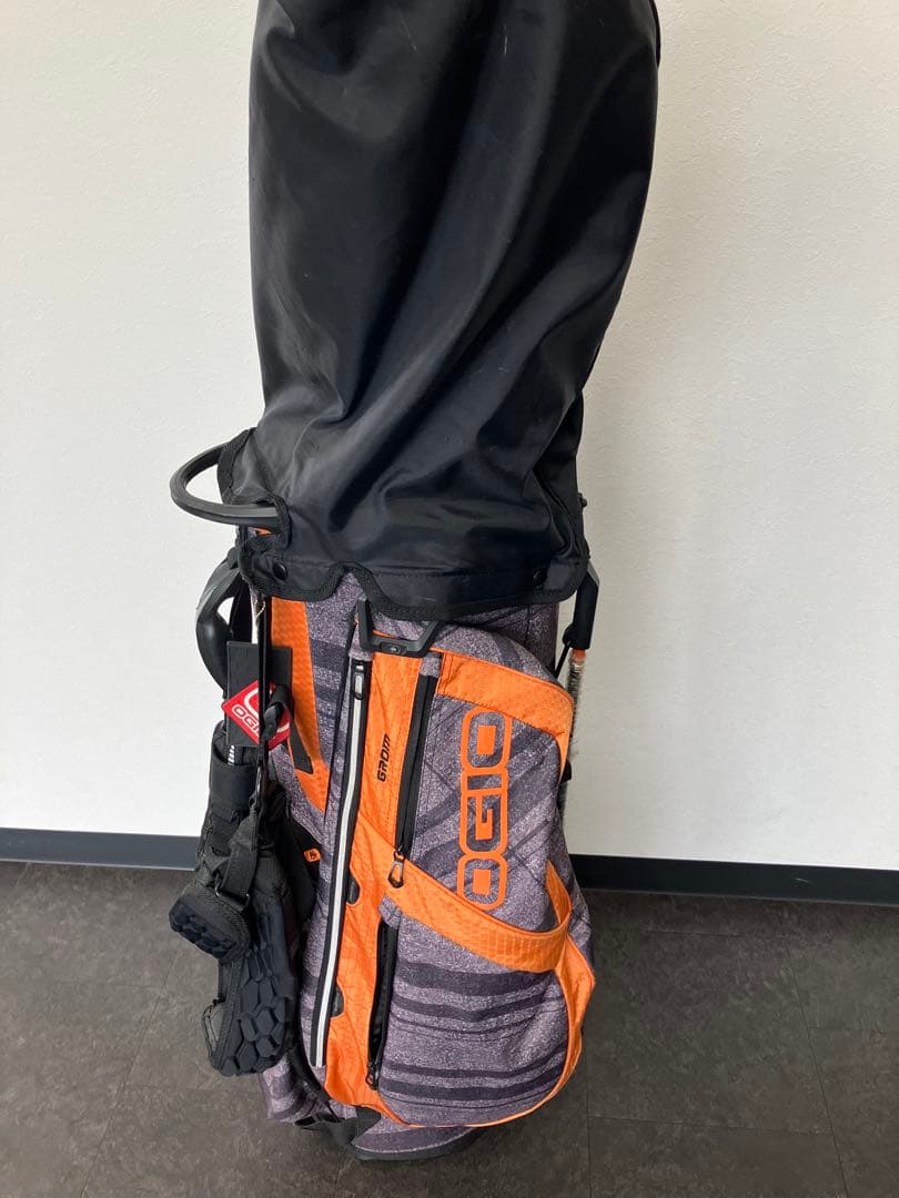 値下げ！OGIO ゴルフバッグ・キャディバッグ　14分割　オレンジ　スタンド