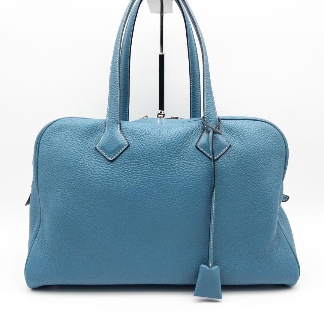 【極美品】HERMES ヴィクトリア2 フールトゥ　トリヨンクレマンス　ボストン