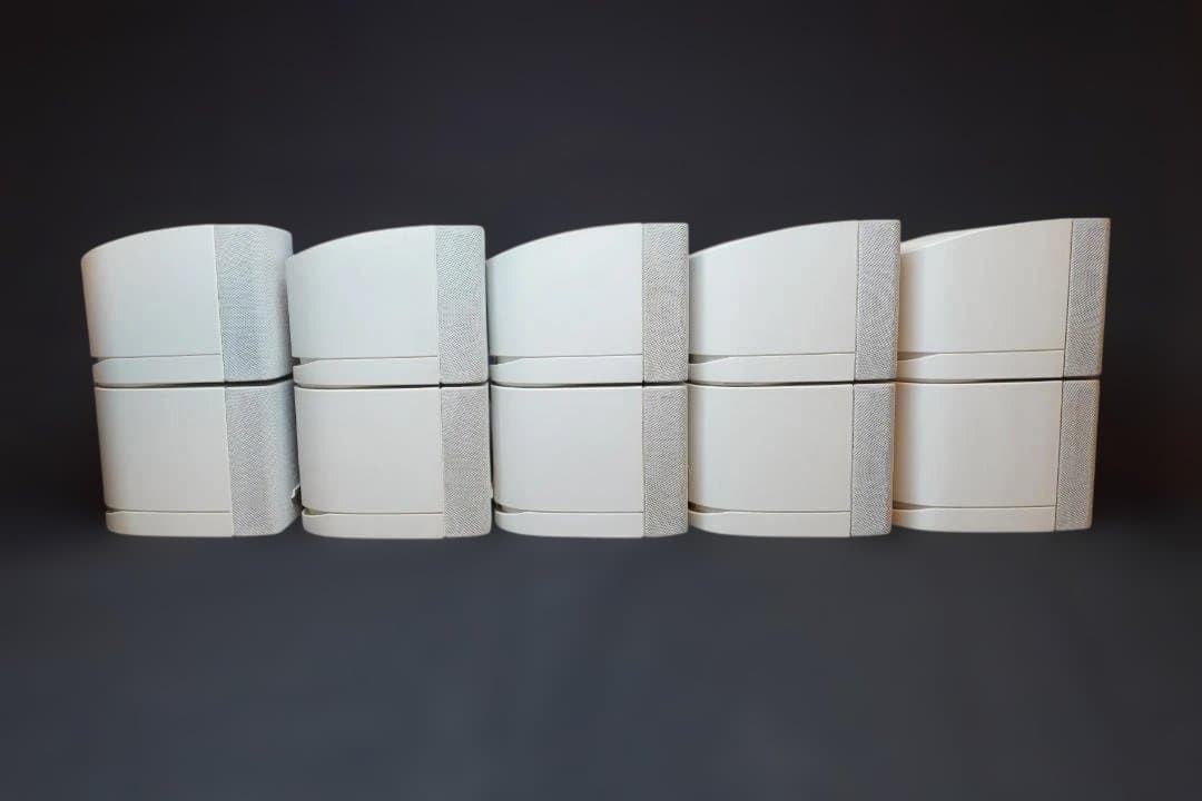 BOSE ダブルキューブ型サラウンドスピーカー 5個セット 白