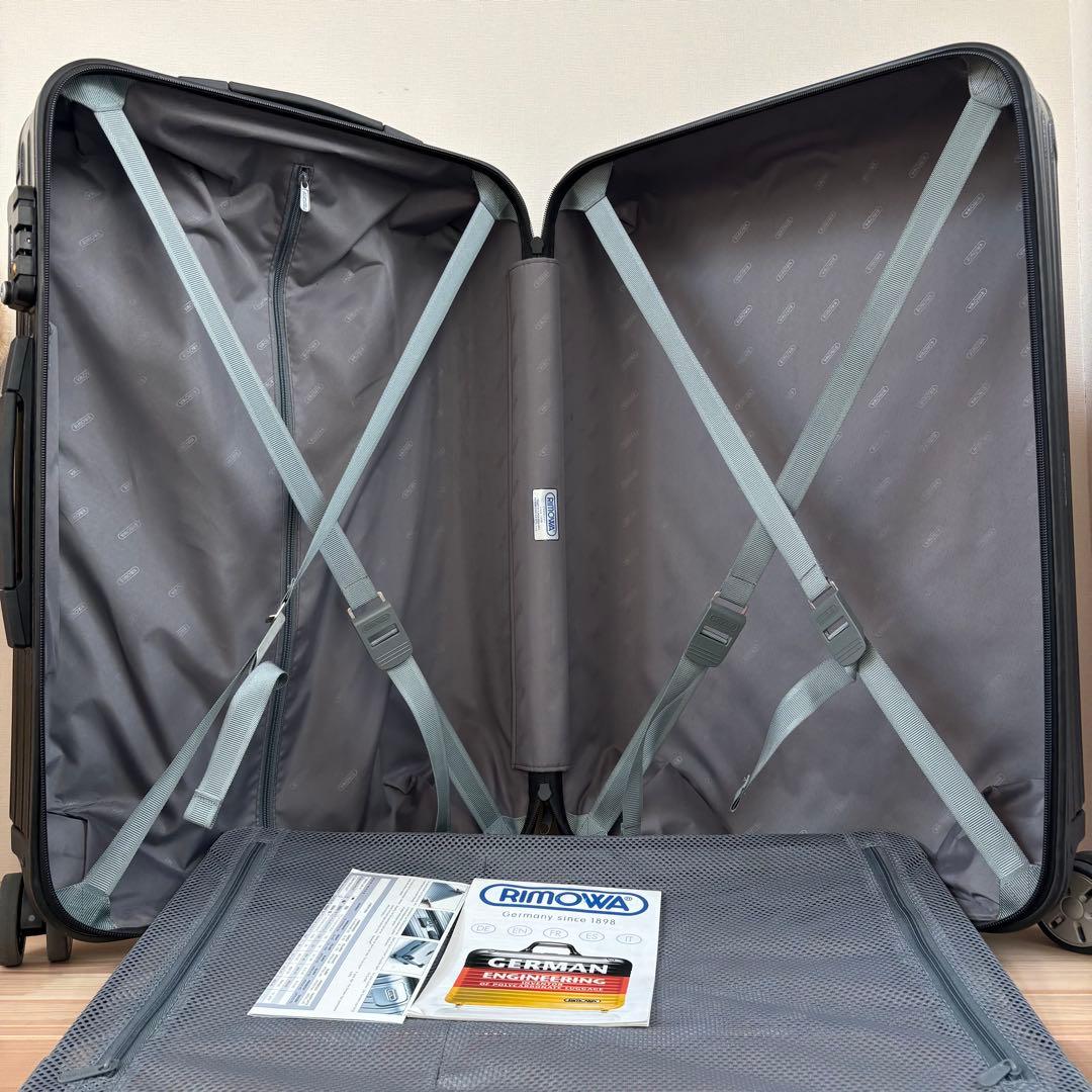 美品　RIMOWA SALSA 63L 4輪　キャリーケース　マットブラック　黒