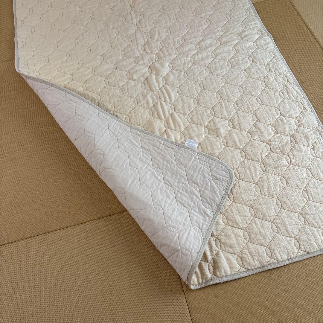 麻100%のベッドパット「しとね」　セミダブル