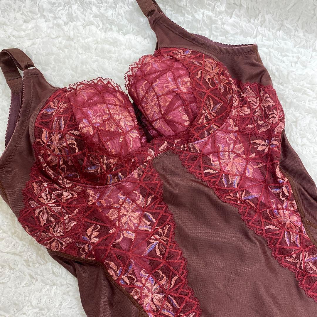 マルコ 補正下着 ボディスーツ D85 3L カーヴィシャス ローズウッド