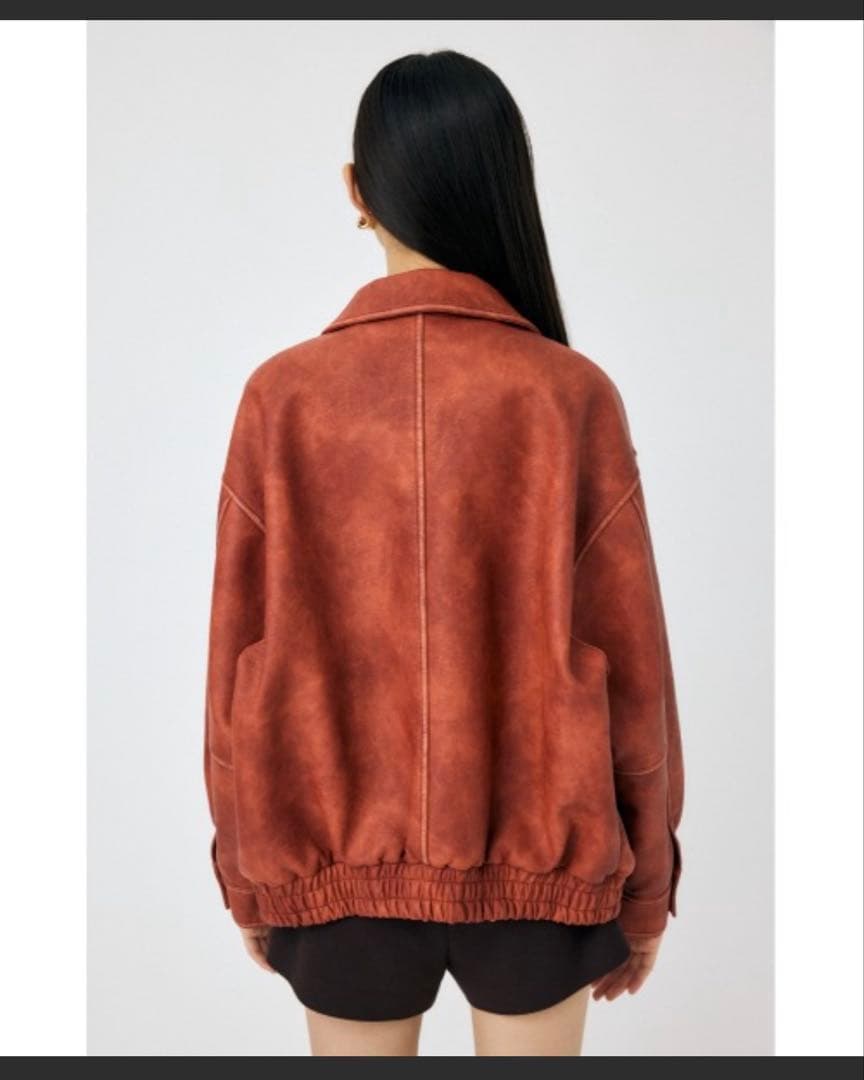 MOUSSY F/LEATHER A-2 FLIGHT ジャケット