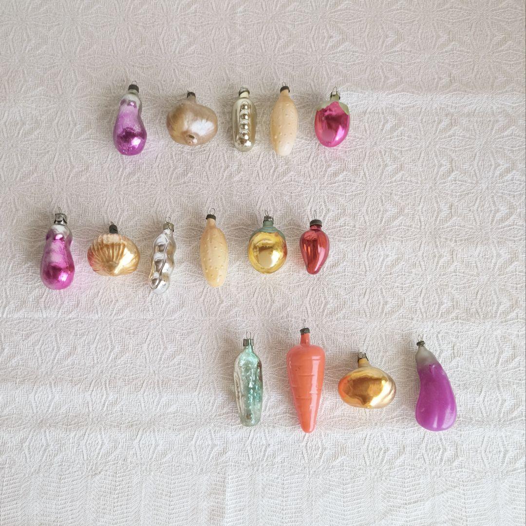 * vintage vegetable ❀ お野菜 オーナメント set (B)