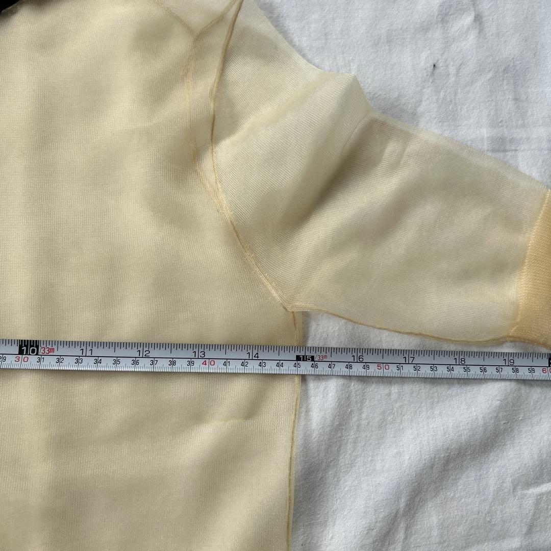 TOGA ARCHIVES トーガアーカイブス シースルートップス size36