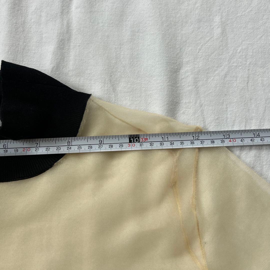 TOGA ARCHIVES トーガアーカイブス シースルートップス size36