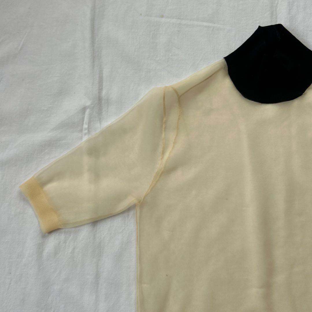 TOGA ARCHIVES トーガアーカイブス シースルートップス size36