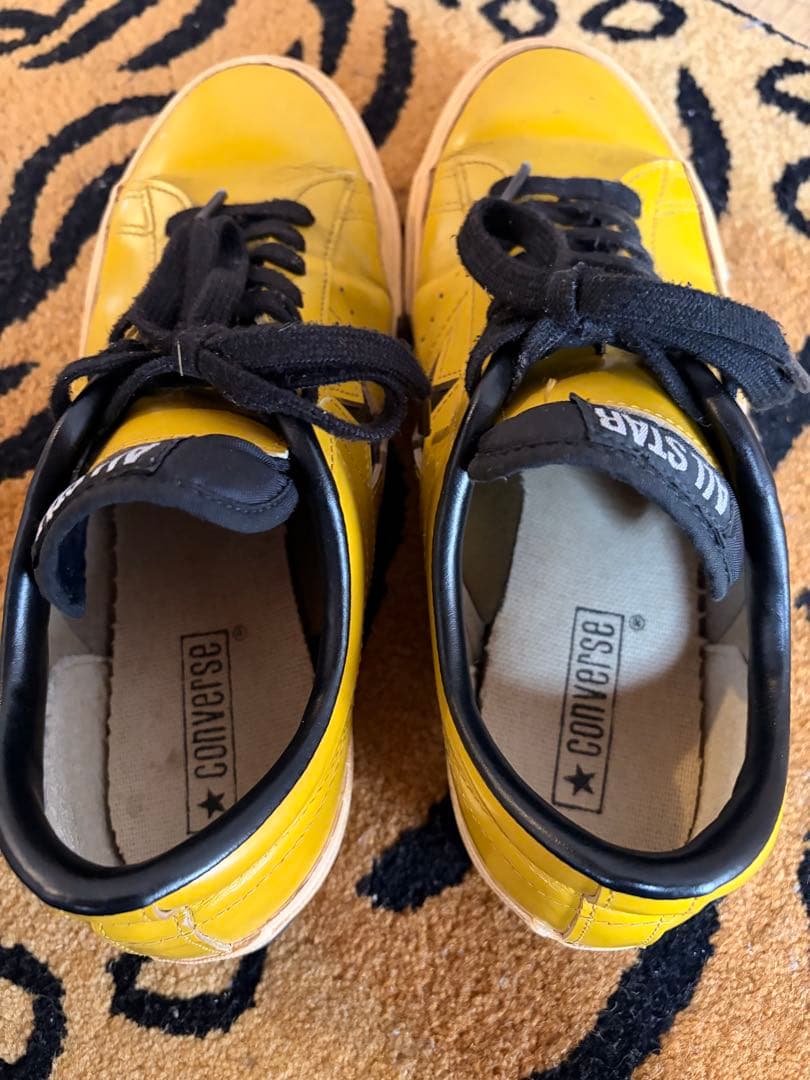 90s コンバース ワンスター 日本製 US8 マスタード からし