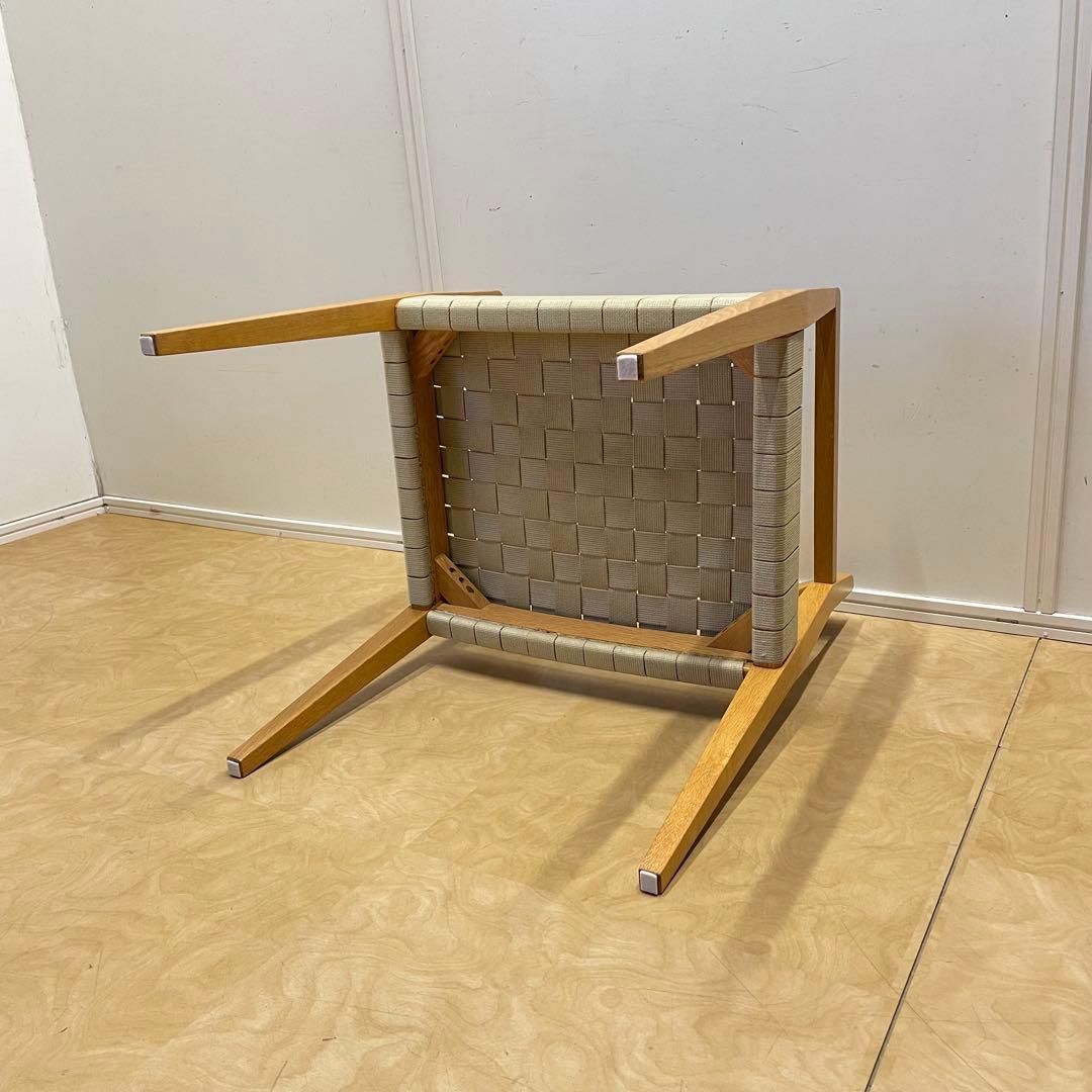 ビンテージ アームチェア チェア 椅子 イス 北欧スタイル オーク材 布テープ