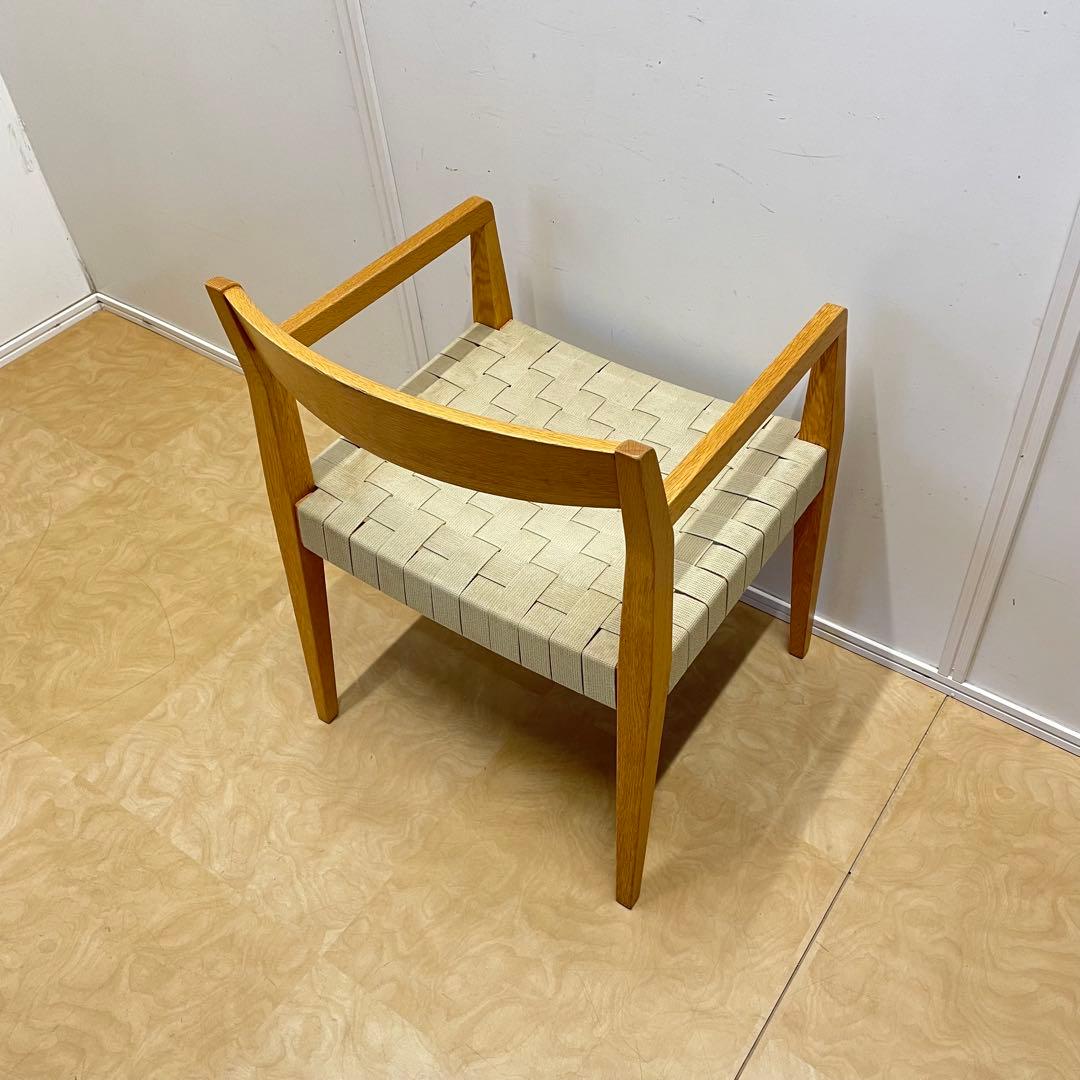 ビンテージ アームチェア チェア 椅子 イス 北欧スタイル オーク材 布テープ
