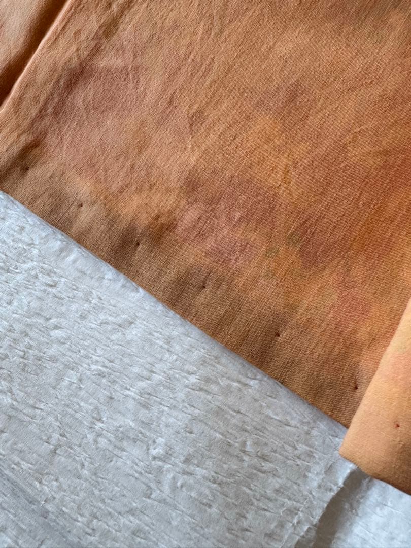 七五三に★正絹アンティーク着物　花車に四季花々　七歳着物、作り帯のセット