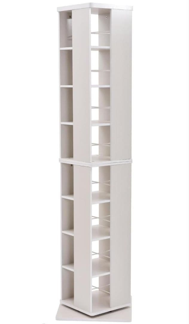 山善(YAMAZEN) 回転式本棚 180cm 8段