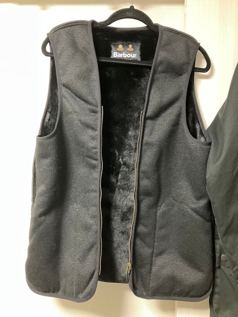 アニ別注Barbour ゲームフェア　ブラック　36 ライナー付き