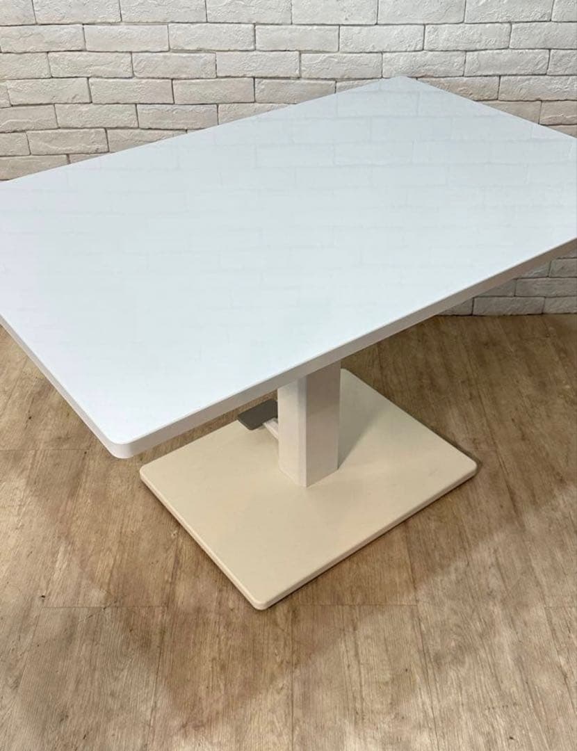 ①【東京都内23区配送無料】昇降テーブル　ダイニング　センター　リビング　食卓