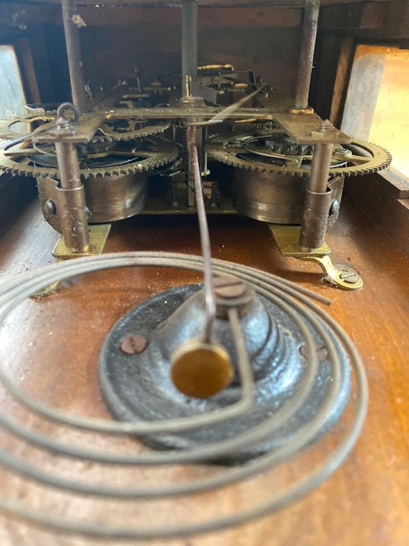 アンティーク　振り子時計　柱時計　ジャンク品