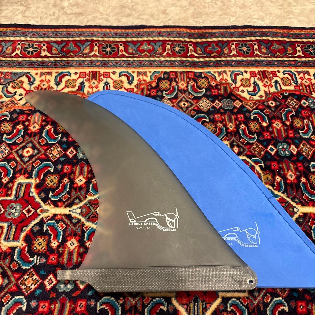 ジョージグリノー　9.75 4A ロングボード　センターフィン　フィンカバー付き